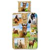 Good Morning B&auml;ddset 5752-P HORSES 135x200 cm flerf&auml;rgat