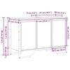 vidaXL Vaskskåp Övrigt Svart Ek 91 x 35 x 60 cm Konstruerat trä