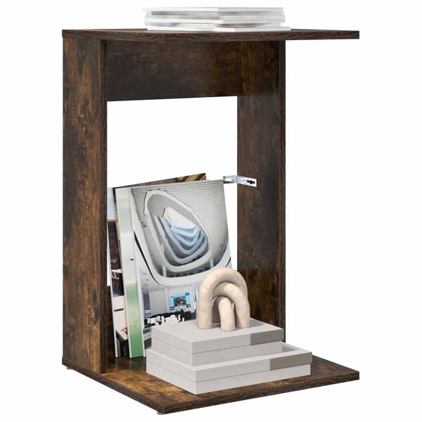 vidaXL Sidobord R&ouml;kt ek 40 x 38 x 62,5 cm Konstruerat tr&auml;