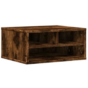 vidaXL Skrivarst&auml;ll r&ouml;kf&auml;rgad ek 49x40x22,5 cm konstruerat tr&auml;