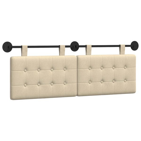 vidaXL H&auml;ngande Huvudgavel V&auml;ggmonterad tyg