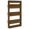 vidaXL Odlingsl&aring;da f&ouml;r v&auml;gg 3 niv&aring;er 60x18,5x110 cm honungsbrun