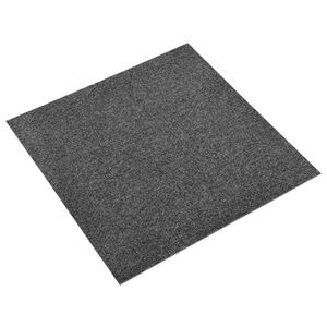 vidaXL Matta 20 st Antracit 50 x 50 cm 100% Polypropen