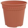 vidaXL Rund Blomkruka 24 pcs Murgr&ouml;n &Oslash; 19 x 16 cm Plast