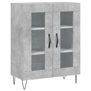 vidaXL Sk&auml;nk betonggr&aring; 69,5x34x90 cm konstruerat tr&auml;