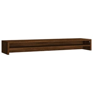vidaXL Sk&auml;rmst&auml;ll brun ek 100x24x13 cm konstruerat tr&auml;