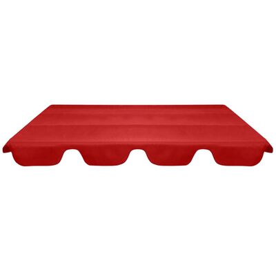 vidaXL Reservtak för hammock röd 226x186 cm
