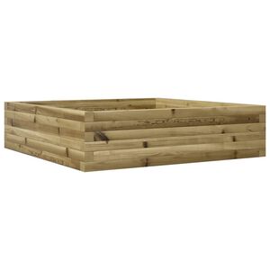 vidaXL Odlingsl&aring;da 90x90x23 cm impregnerat furu
