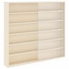 vidaXL V&auml;ggdisplay med hylla med d&ouml;rr Beige 60 x 8,5 x 54 cm Plywood