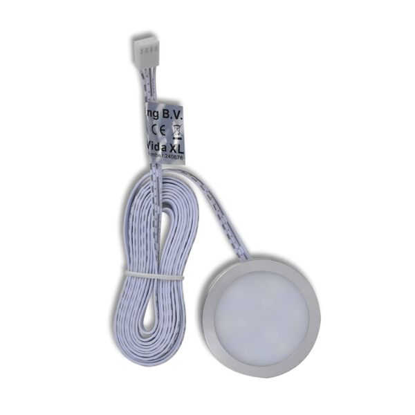 LED belysning, rund till k&ouml;kssk&aring;p 4-pack