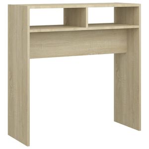 vidaXL Avlastningsbord sonoma ek 78x30x80 cm konstruerat tr&auml;