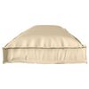 vidaXL Pallkuddset 2 pcs Beige 150 x 40 x 8 cm Oxford tyg