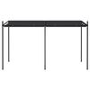 vidaXL Paviljong med infällbart tak 400x300x233 cm antracit