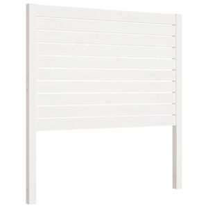 vidaXL S&auml;nggavel vit 81x4x100 cm massiv furu