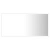 vidaXL Badrumsspegel med LED vit 80x8,5x37 cm akryl