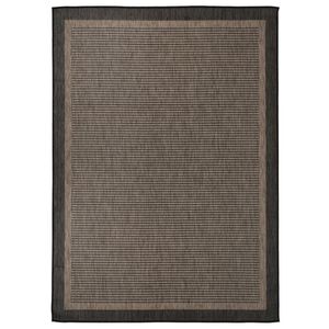 vidaXL Utomhusmatta plattv&auml;vd 200x280 cm m&ouml;rkbrun