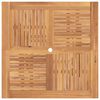 vidaXL Hopf&auml;llbart tr&auml;dg&aring;rdsbord 110x110x75 cm massiv teak