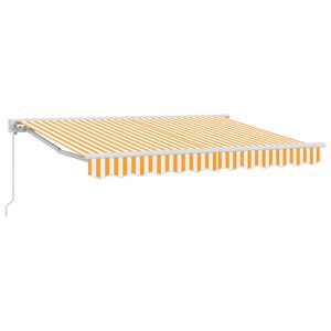 vidaXL Manuell Utdragbar Markis Orange 3,5 x 2,5 m