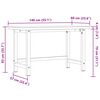 vidaXL Arbetsb&auml;nk 140x60x83 cm massiv akacia rektangul&auml;r