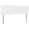 vidaXL Huvudgavlar 2 st vit 72x5x78/88 cm konstl&auml;der