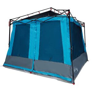 vidaXL Innert&auml;lt 6-personers Bl&aring; taffeta