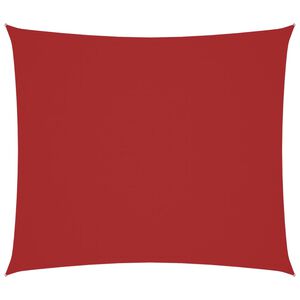 vidaXL Solsegel oxfordtyg rektangul&auml;rt 2x2,5 m r&ouml;d