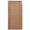 vidaXL Rullgardin bambu 2 st 120 x 220 cm brun