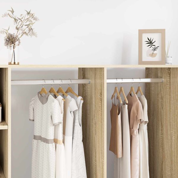 vidaXL Kl&auml;dst&aring;ng 2 pcs Silver 764 x 15 x 29 mm Aluminiumlegering