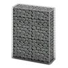 vidaXL Gabionkorg med lock galvaniserad tr&aring;d 100 x 80 x 30 cm
