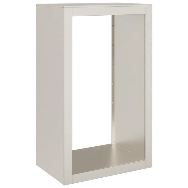 vidaXL Vedst&auml;ll 60x40x100 cm v&auml;derbest&auml;ndigt st&aring;l