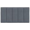 vidaXL Headboard Cushion "Hanko" Dark Grey 80 cm Velvet