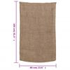 vidaXL Jutes&auml;ckar 30 st 60x105 cm 100% jute 220 gsm
