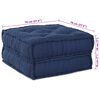 vidaXL Modulär soffa Indigo 70 x 70 x 36 cm tyg