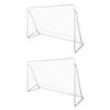 vidaXL Fotbollsm&aring;l n&auml;t 2 st 240x90x150 cm