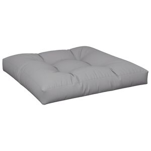 vidaXL Palldyna gr&aring; 70x70x12 cm tyg