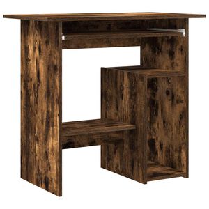 vidaXL Skrivbord r&ouml;kf&auml;rgad ek 80x45x74 cm konstruerat tr&auml;