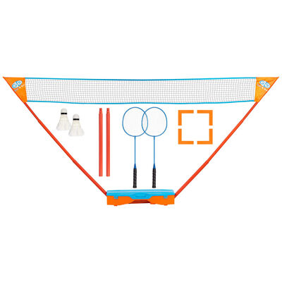 Get & Go Badmintonset blå och orange