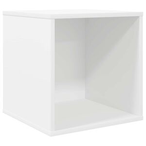 vidaXL Vinylalbum L&aring;da Vit 37 x 36,5 x 38 cm Konstruerat tr&auml;