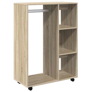 vidaXL Garderob sonoma-ek 80x40x110 cm konstruerat tr&auml;