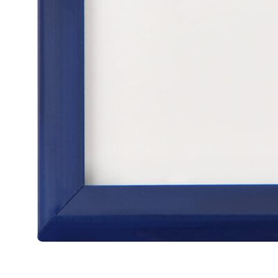 vidaXL Fotoramar 3 st för bord blå 10x15 cm MDF