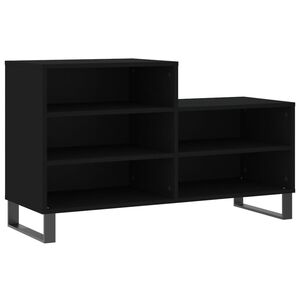 vidaXL Skosk&aring;p svart 102x36x60 cm konstruerat tr&auml;