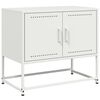 vidaXL TV-sk&aring;p vit 68,5x39x60,5 cm st&aring;l