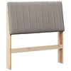 vidaXL Kl&auml;dd s&auml;nggavel Taupe 90 cm Massiv furu
