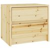 vidaXL S&auml;ngbord 40x30,5x35,5 cm massiv grantr&auml;