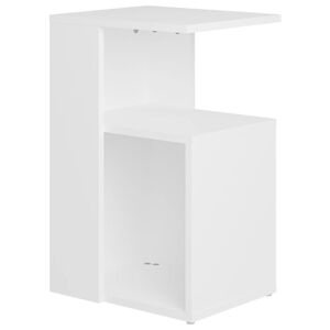 vidaXL Sidobord vit 36x30x56 cm konstruerat tr&auml;