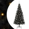 vidaXL Julgran Svart 210 cm PVC