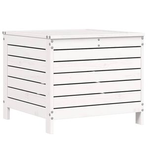 vidaXL Tr&auml;dg&aring;rdspall vit 62x63,5x53,5 cm massiv furu