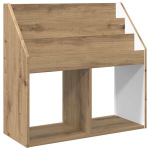 vidaXL Barnbokhylla Artisan Ek 72,5 x 29,5 x 69 cm Konstruerat tr&auml;
