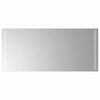 vidaXL LED Badrumsspegel med spegel Transparent 90 x 40 cm h&auml;rdat glas