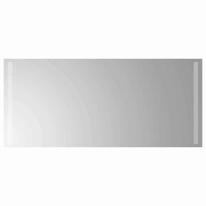 vidaXL LED Badrumsspegel med spegel Transparent 90 x 40 cm h&auml;rdat glas